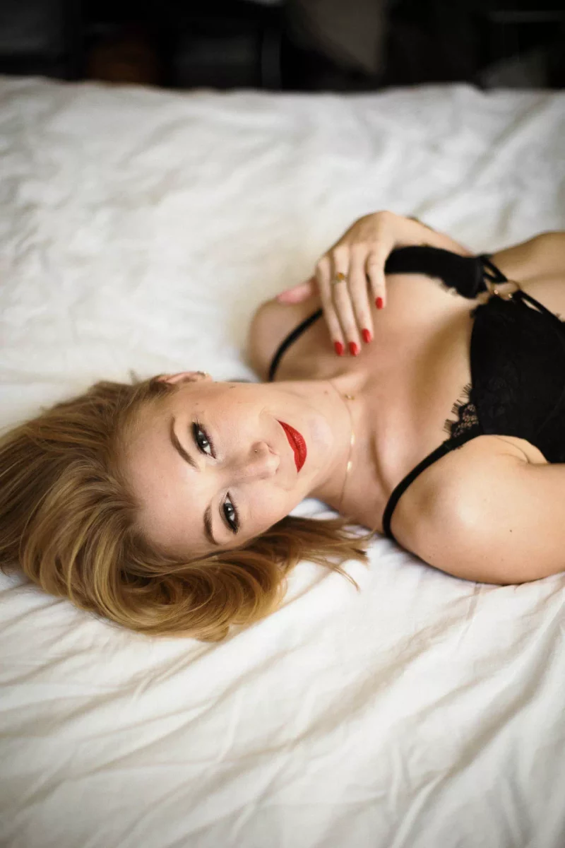 Sourire en séance photo-thérapie - Photographe Brantome