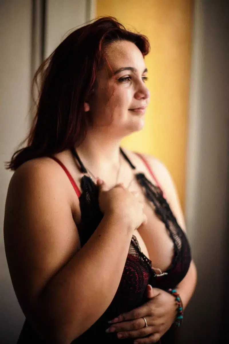 Fierté et sourire en séance photo-thérapie