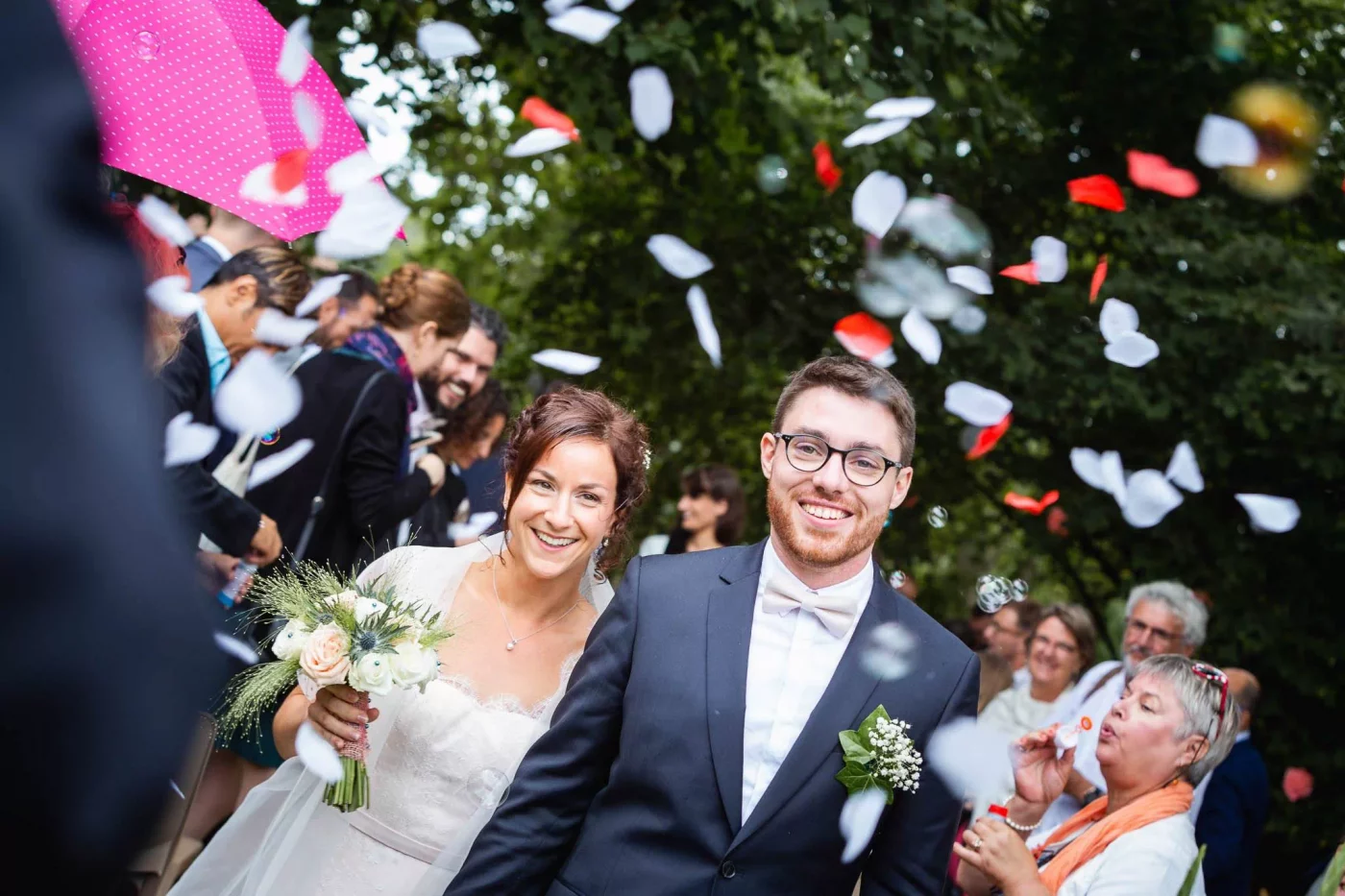 Mes premiers mariés sous les confettis