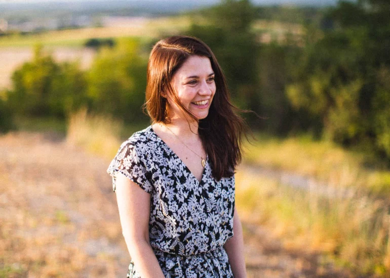 Sourire franc lors de cette séance portrait autour de Brantôme
