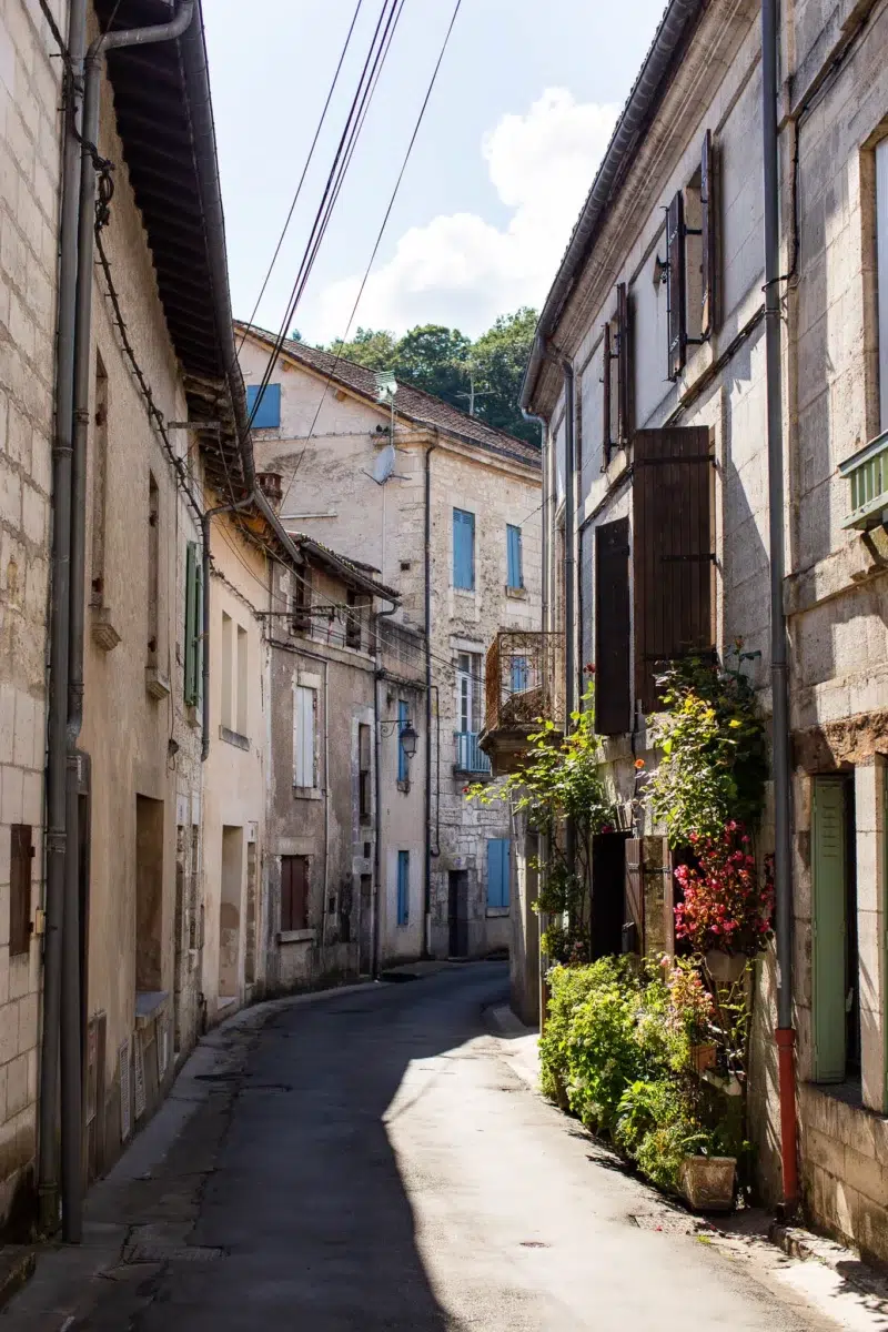 Les rues de Brantôme en Périgord