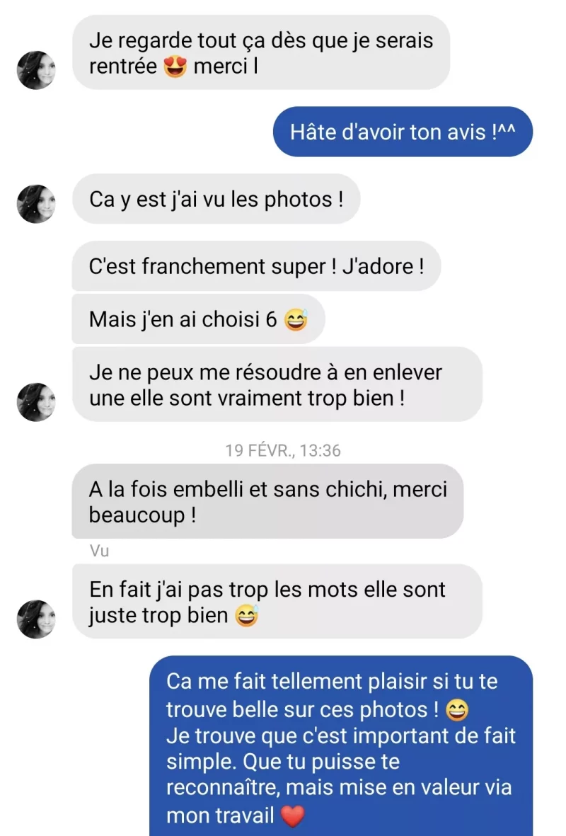 Témoignage de cliente Photothérapie Alexis Lang