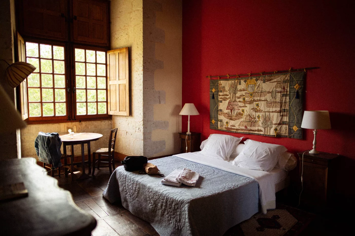 Chambre du château de Puyferrat