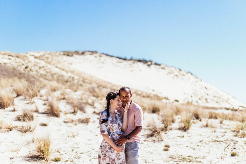 Séance couple amoureux à la dune du Pilat