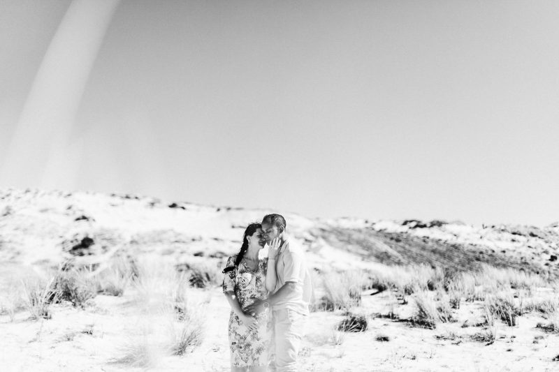 Séance photo de couple sur la dune du Pilat