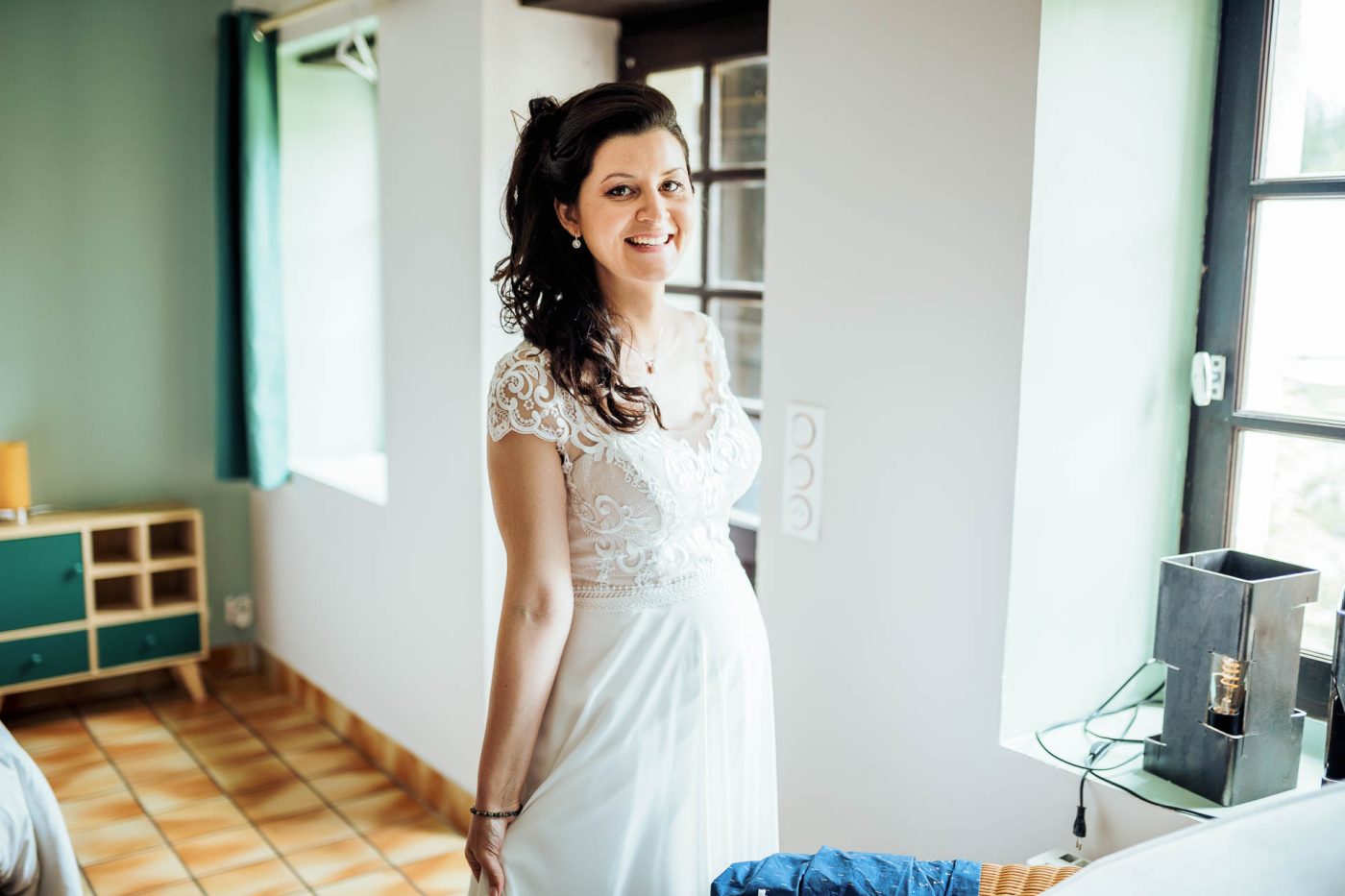 La star du jour prête pour les cérmonies