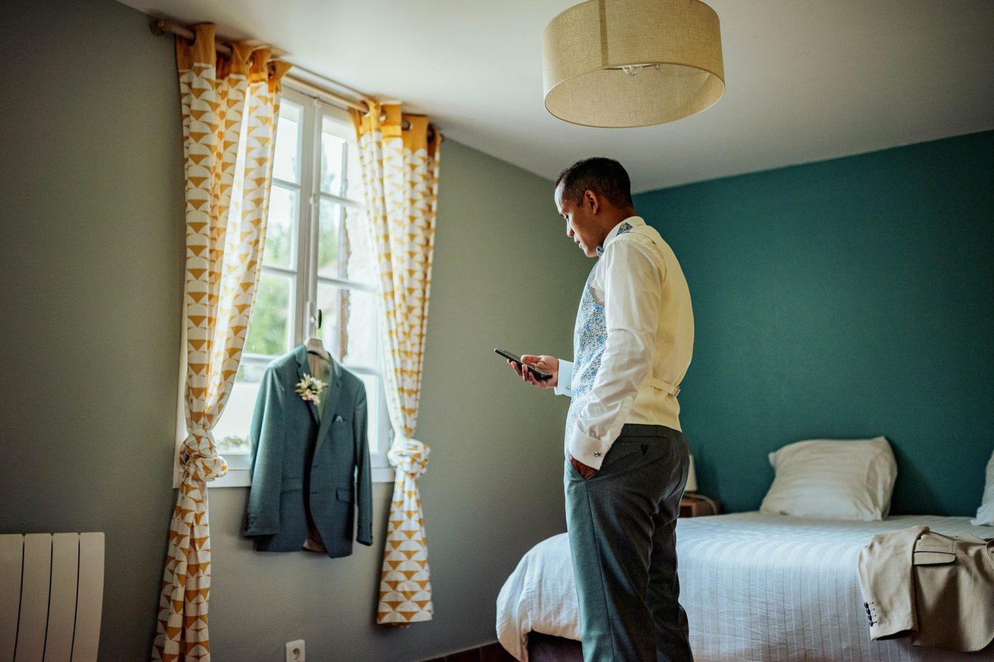 Répétition de dernière minute pour mon marié - mariage au Domaine de la Vallade