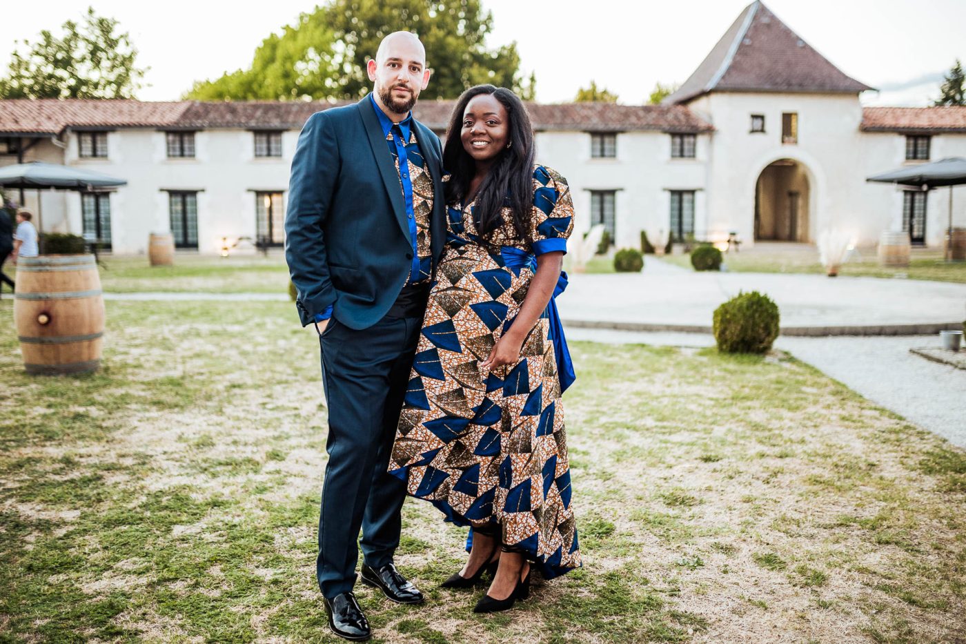 Tenues wax de mariage pour la soirée