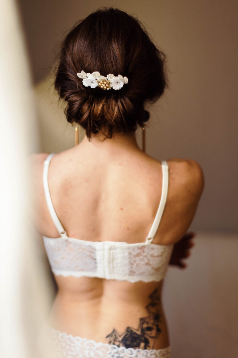 Bijoux de cheveux - Préparatif - Alexis lang photo